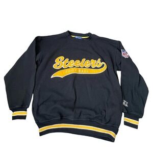 Women's vintage Starter Pittsburgh Steelers pullover sweatshirt Size M